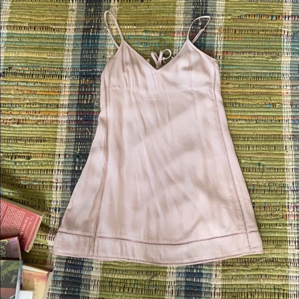 Low back slip dress